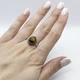 Кольцо серебряное с тигровым глазом 19 3,04 г - изображение 3