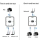 Мережевий перемикач RJ45 (Ethernet, LAN), Механічний комутатор, свитч на 3 порти - зображення 8