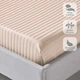 Комплект постельного белья Zastelli Полуторный 145х210 см Ivory Stripe Сатин (2100000284436) - изображение 3