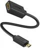 Переходник Ugreen Micro HDMI Male to HDMI Female Adapter Cable 22 см Black (20134) (90403476) - изображение 2