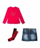 Комплект: Джемпер, юбка и колготы Losan Kids girls (526-8014AD/511) Розовый 3 Years-98 см - изображение 1
