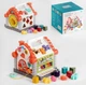 Розвиваючий дитячий Будиночок 16180 WToys, підсвічування, звуки, 8 пісень, сортер - зображення 1