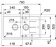Кухонна мийка граніт FRANKE Basis BFG 651-78 (114.0565.111) сірий камінь - изображение 4