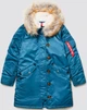 Парка зимняя женская Alpha Industries ELYSE WJE45500C1 XS Air Force Blue (640631820457) - изображение 5