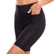 Велосипедки женские шорты женские Domino Fit 1620 размер M (44-46) Black - изображение 2