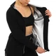 Кофта для схуднення з ефектом сауни Heatoutfit 2142 розмір L (46-48) Black - зображення 7