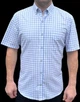 Чоловіча сорочка BOSMEN короткий рукав в клітинку Tableta 4XL - зображення 1