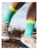 Высокотехнологические беговые безшовные носки Compressport Pro Racing Socks V4.0 Trail, Shell Blue/Safe Yellow, T4 (45-48) - изображение 3