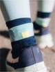 Сверхлегкие беговые носки Compressport Pro Racing Socks V4.0 Ultralight Run Low, Blues/Shell Blue, T1 (35-38) - изображение 5
