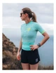 Спортивная компрессионная женская футболка Compressport Trail Postural SS Top W, Shell Blue, S - изображение 3