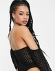 Боді Missguided WXZ9222793 34 чорний - изображение 2