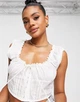 Топ Asos 117248374 38 белый - изображение 2