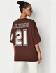 Футболка Missguided CL114738 36 коричневий - изображение 2