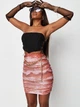 Спідниця Missguided CL114716 32 коричневий - зображення 3