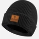 Термошапка водонепроницаемая DexShell Watch Beanie DH322BLK 56-58 Черная (6954358922146) - изображение 1