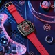 Мужские часы Curren 8442 Silver-Black-Red - изображение 4
