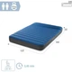Полуторный надувной матрас Intex 64012 (137х191х22см) "Truaire Outdoor Camping" с внешним USB насосом 5V - изображение 4
