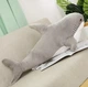 Игрушка мягкая IKEA подушка Акула ИКЕА детская обнимашка 100 серая (3016632131) - изображение 2