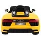 Автомобіль на акумуляторі Audi R8 Spyder, жовтий - изображение 13
