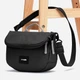 Сумка кросс-боді через плече жіноча тканинна маленька Pacsafe GO Saddle Crossbody 35140130 Чорна (0688334005818) - зображення 17