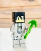 Дитяча ігрова фігурка Minecraft Майнкрафт з зброєю Сірий з вбудованим годинником - изображение 1