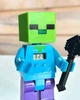 Дитяча ігрова фігурка Minecraft Майнкрафт з зброєю Зелений з вбудованим годинником - изображение 2