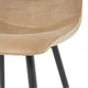 Стул кухонный Intarsio GOOPY 47×49×90 см Бежевый - изображение 8