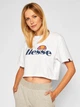 Футболка хлопковая оверсайз короткая женская Ellesse Alberta Cropped Tee SGS04484-908 14 Белая (5057677004133) - изображение 1
