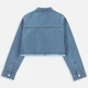 Подростковая джинсовая куртка для девочки Coccodrillo Jeans Collection Girl WC4152301JCG-015 146 см Синяя (5904986306406) - изображение 2