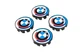 Ковпачки 55/53мм V-New (4 шт) для BMW - зображення 1