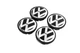 Колпачки в диски 65/56мм VW65tur (4 шт) для Volkswagen - изображение 2