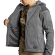 Куртка жіноча Helikon-Tex CUMULUS - Heavy Fleece, Shadow grey L/Regular (BL-CBW-HF-35) - изображение 4