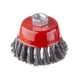 Щітка чашкова 85 мм, для КШМ, М14 (пучки крученого дроту) INTERTOOL BT-2085 - изображение 1