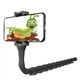 Гнучкий тримач для телефону з присосками Cute Worm Lazy Holder універсальний чорний - зображення 3