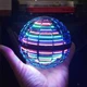 Летающий шар спиннер светящийся FlyNova Pro Gyrosphere игрушка мяч бумеранг, игрушка летающий шар - изображение 5