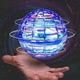 Летающий шар спиннер светящийся FlyNova Pro Gyrosphere игрушка мяч бумеранг, игрушка летающий шар - изображение 6