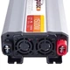 Преобразователь напряжения PULSO/IMU-1524/24V-220V/1500W/USB-5VDC2.0A модифицированная синусоида клеммы - изображение 3