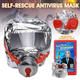 Маска противогаз из алюминиевой фольги, панорамный противогаз Fire mask защита головы от радиации - изображение 7