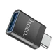 Перехідник адаптер Type-C на USB female adapter HOCO (4A, USB3.0 OTG). Black - зображення 4
