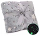 Плед-покривало Magic Blanket світяться у темряві Сірий 165/120 см - зображення 1