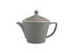 Чайник з кришкою Dark Grey 500 мл порцеляновий Porland 938405/DG - зображення 1