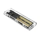 Зовнішня кишеня XON MemoryCase для M.2 NVMe (PCIe) USB 3.1 Type-C Прозора (XSC2C13NV1PT 6303) - зображення 4