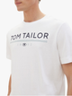 Футболка Tom Tailor T-SHIRT WITH A LOGO PRIN XL Білий 1040988-20000 - изображение 3