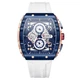 Мужские часы Curren 8442 Blue-Gold-White - изображение 1