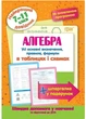 Алгебра в таблицях та схемах 7-11 класи. Найкращий довідник Лебеденко Н.С - зображення 1
