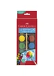 Краски акварельные 12 цв. FABER CASTELL D30 мм с кисточкой (125018) - изображение 1