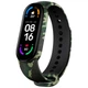Силиконовый ремешок MRK для фитнес браслета Xiaomi Mi Band 6/5 с рисунком камуфляж хаки (mrk3094) - изображение 1