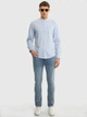 Сорочка бавовняна чоловіча Big Star Janer M Блакитна (5900714716363) - зображення 3