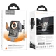Автотримач з БЗП Hoco HW7 Transparent Discovery Edition (air outlet) Metal gray - изображение 6