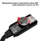 Внешняя звуковая карта / адаптер с USB и регулятором громкости, для Windows / MacOS / Linux, черная "G" (79684031) - изображение 2